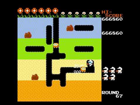 ディグダグ【100面クリア】