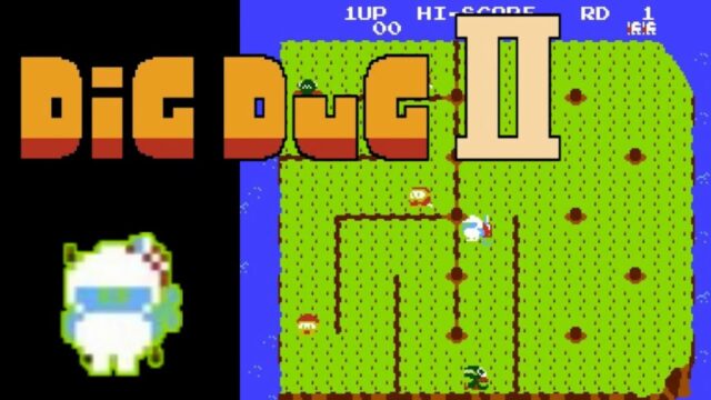 ディグダグII【1周クリアまで】(全72面)